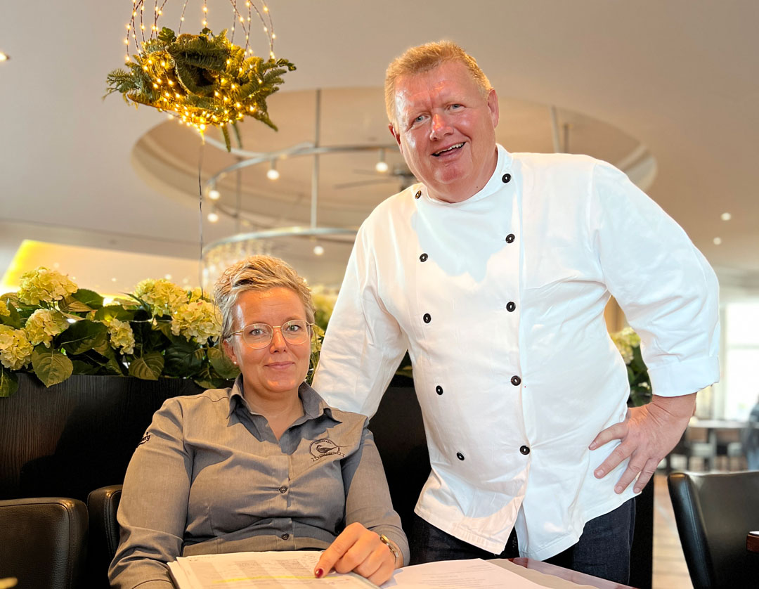Restauratør og restaurantchef Gitte Nordstrand og restauratør og køkkenchef Johnnie Andreasen fra Restaurant Fasaneriet kan se tilbage på et rigtig godt 2023 - og de to restauratører har masser af nye ideer til den kommende sæson.